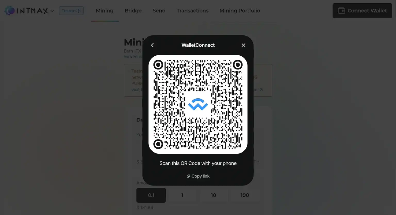 WalletConnect QR Code