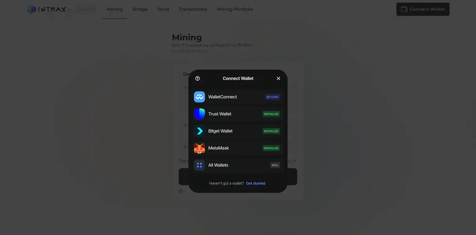 Connect wallet
