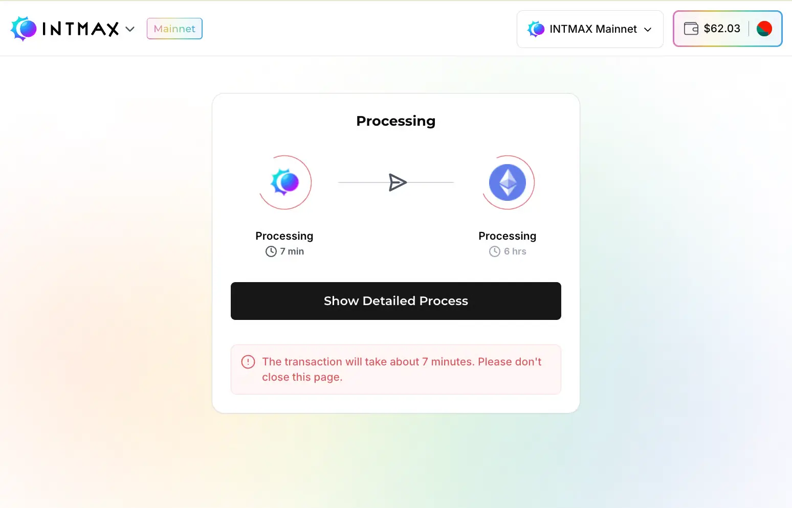 Withdraw Rest Amount