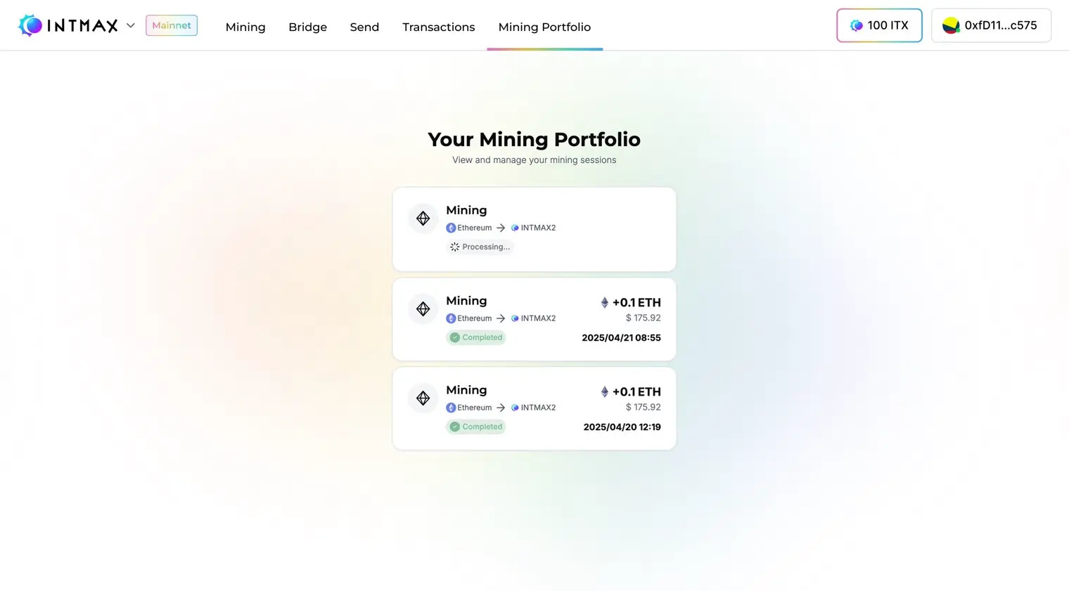 Mining Portfolio