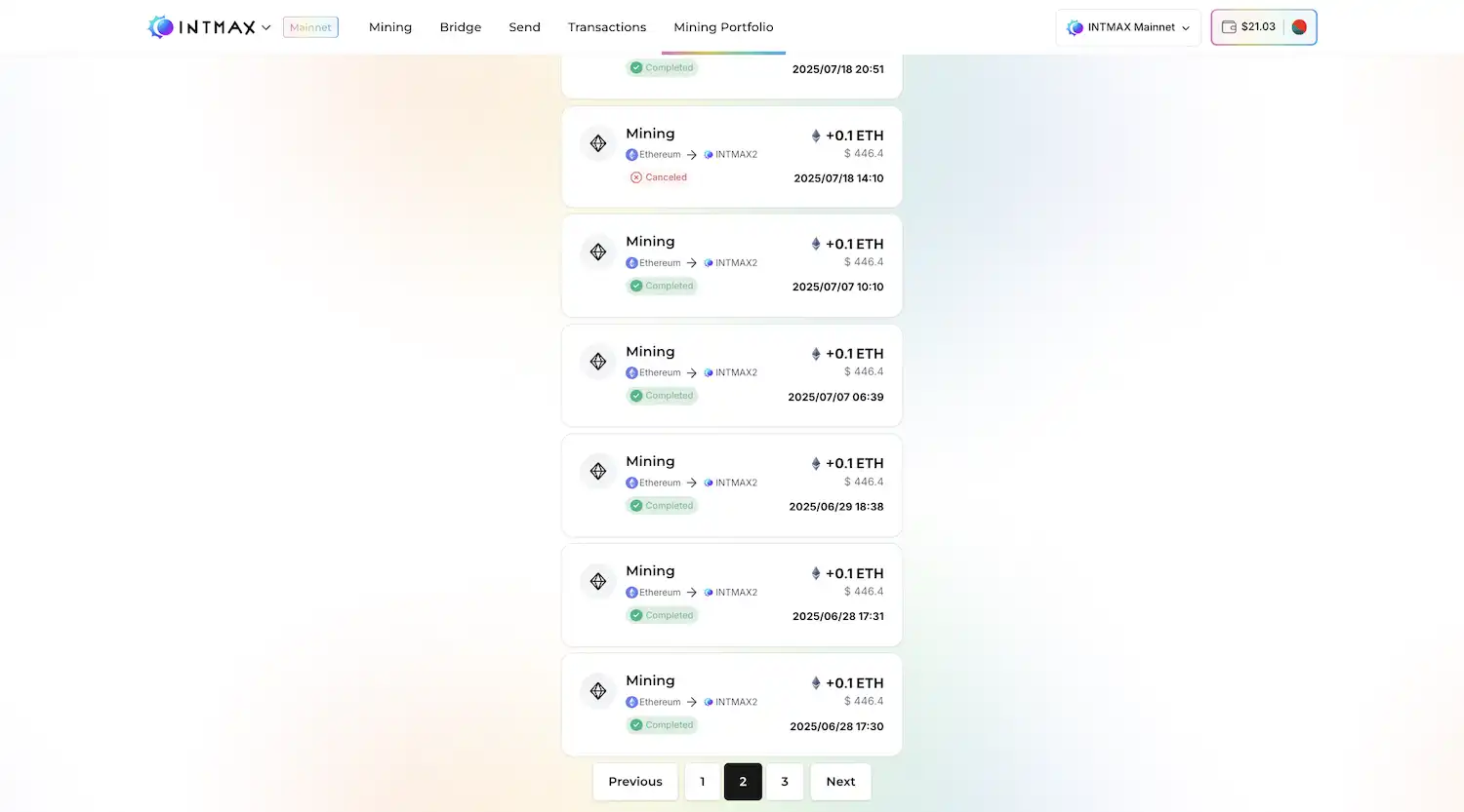 Mining Portfolio