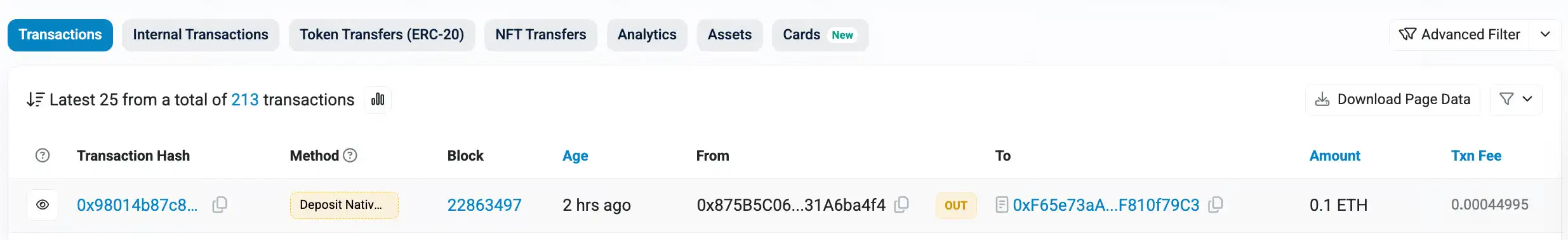 Etherscan Transaction